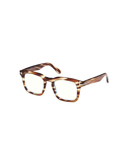 Tom Ford Black Ft6025-B 053 Optical Frames Acetate Squared Normal for men