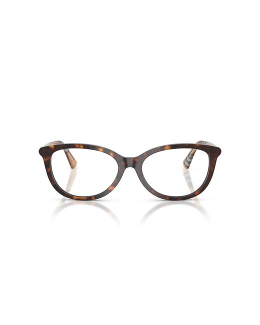 Burberry Black Be2431 4216 Optical Frames Acetate Cat Eye Normal