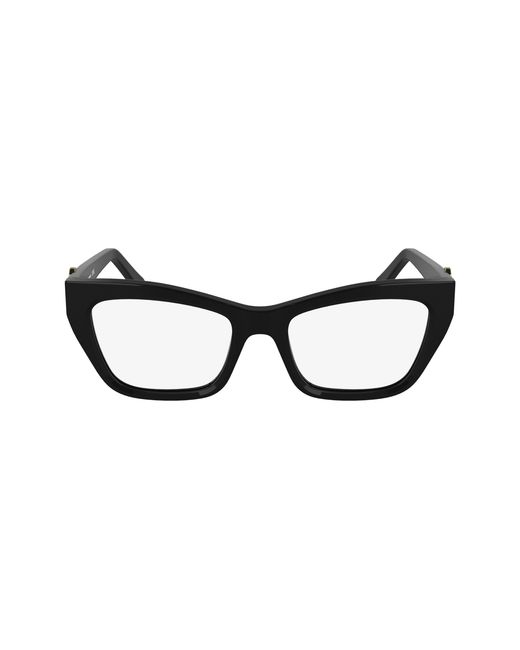 Longchamp Black Lo2762 001 Optical Frames Acetate Squared Normal