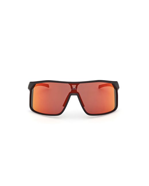 Adidas Originals Black Sp0124 Alkator 02L Sunglasses Injected Roviex Mask Normal for men