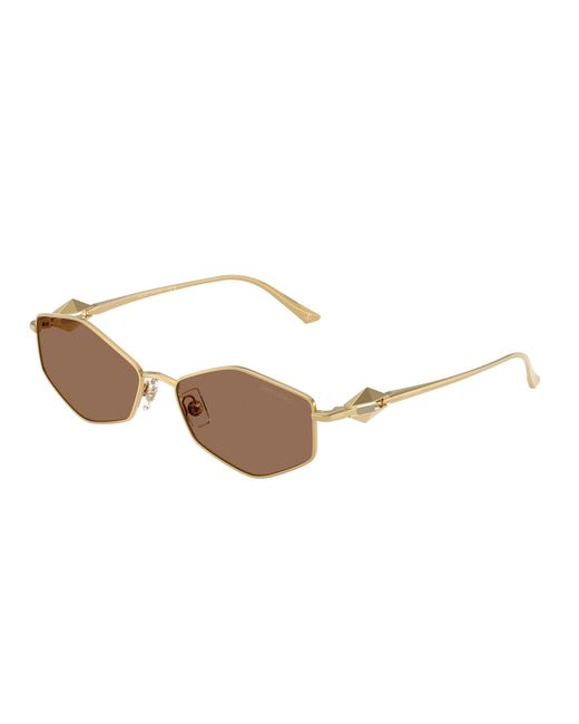 Jimmy Choo Black Jc4017 302373 Sunglasses Metal Round Normal