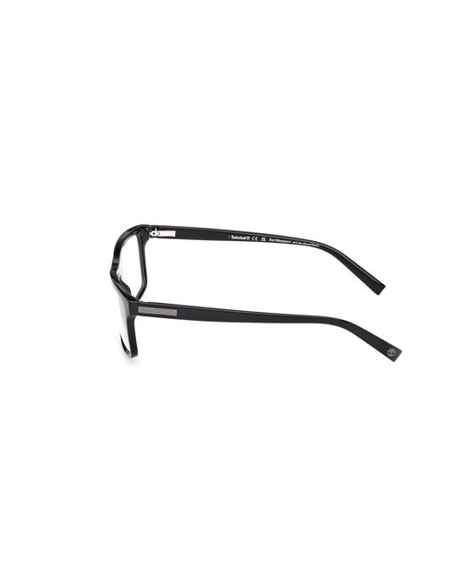 Timberland Black Tb50076 001 Optical Frames Injected Squared Normal for men