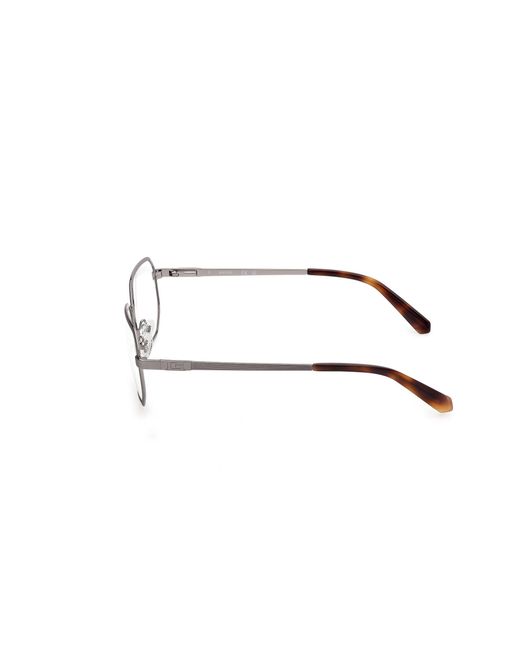 Guess Black Gu50240 002 Optical Frames Metal Geometric Normal for men