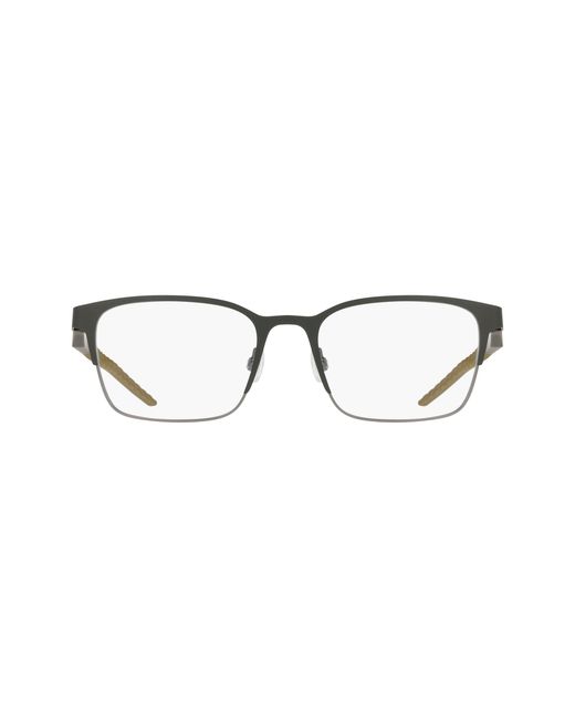 Nike Black 8185 302 Optical Frames Metal Squared Normal for men