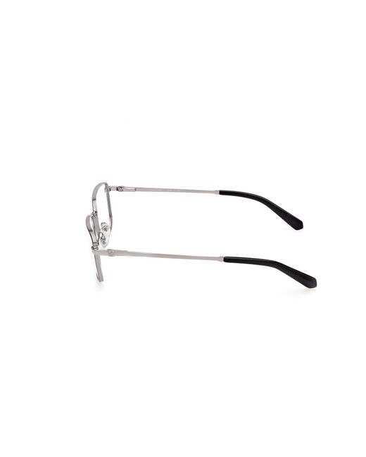 Guess Black Gu50096 008 Optical Frames Metal Squared Normal for men