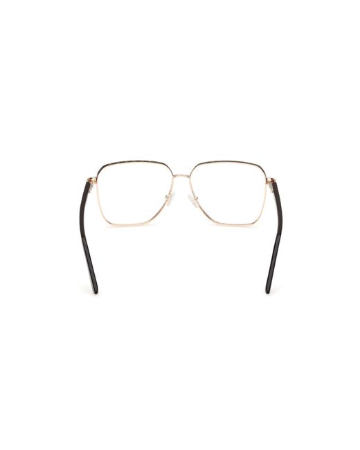Guess Black Gu50125 005 Optical Frames Metal Squared Normal