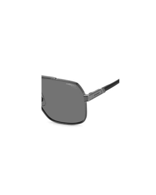 Carrera Black 1055/S V81/M9 Sunglasses Metal Squared Polarized for men