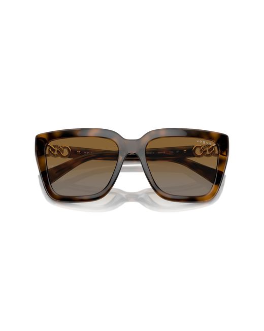 Vogue Eyewear Black Vo5575Sb 2386T5 Sunglasses Nylon Butterfly Polarized Shaded