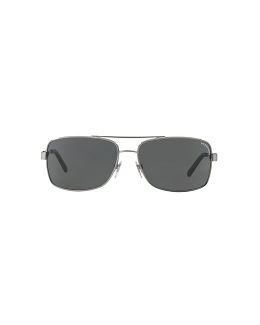 Burberry Black Be3074 100387 Sunglasses Metal Squared Normal for men