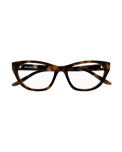 Balenciaga Black Bb0500O 003 Optical Frames Acetate Transparent Cat Eye