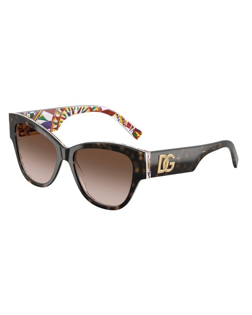 Dolce & Gabbana Black Dg4449 321713 Sunglasses Acetate Butterfly Normal Shaded