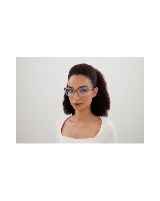 Saint Laurent Black Sl 748 005 Optical Frames Acetate Transparent Cat Eye