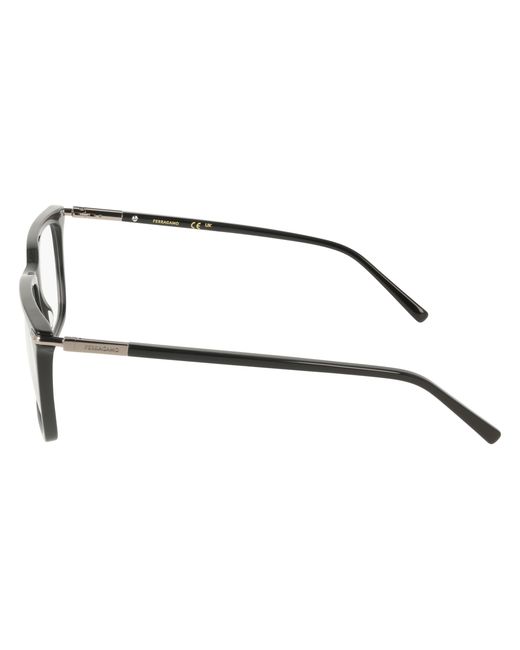 Ferragamo Black Sf3037 001 Optical Frames Acetate Squared Normal for men
