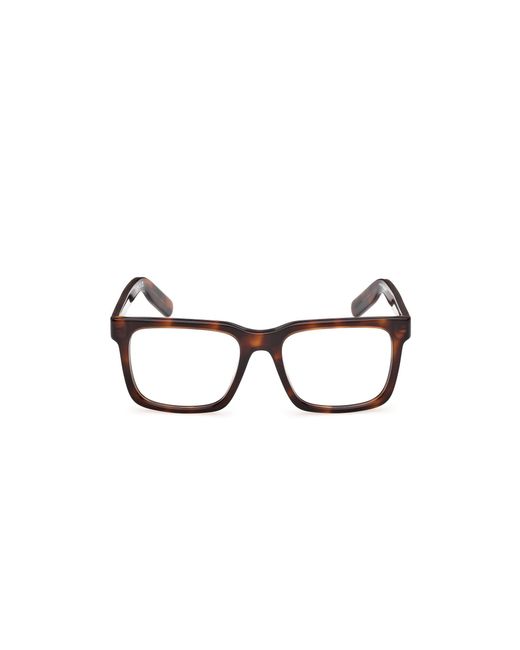 Adidas Black Or5124 052 Optical Frames Acetate Squared Normal for men