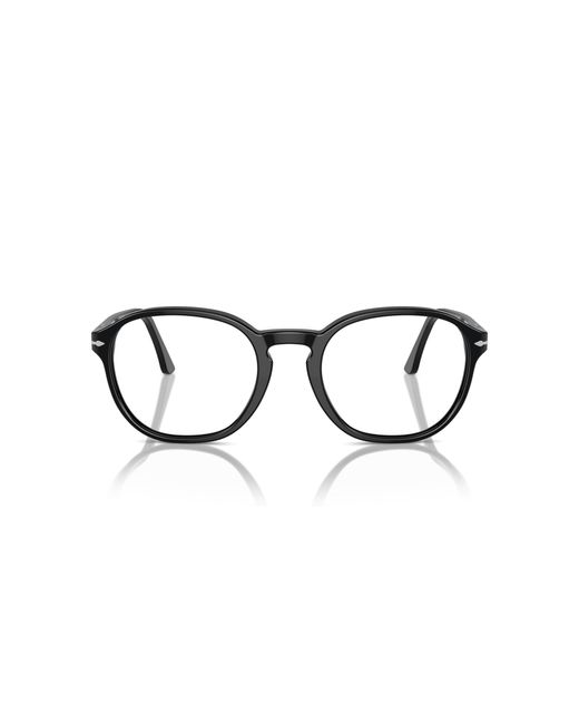 Persol Black Po3343V 95 Optical Frames Acetate Transparent Pantos Normal