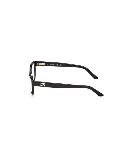Guess Black Gu50353 001 Optical Frames Acetate Squared Normal