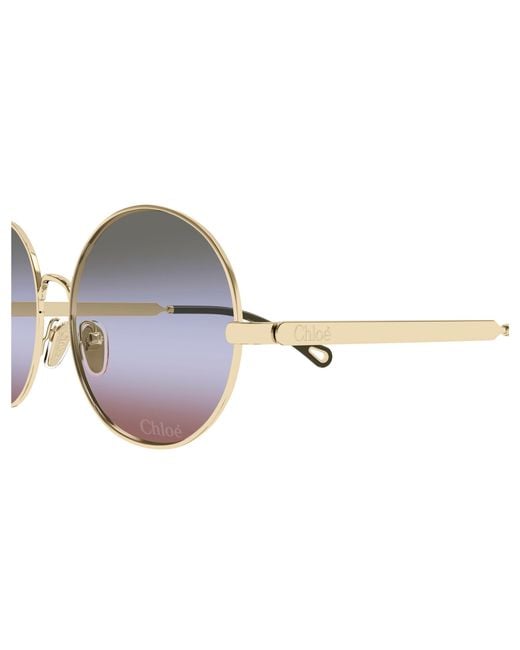 Chloé Black Ch0281S 004 Sunglasses Metal Round