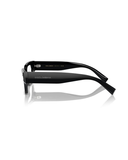 Dolce & Gabbana Black Dg3387 501 Optical Frames Acetate Transparent Squared Normal