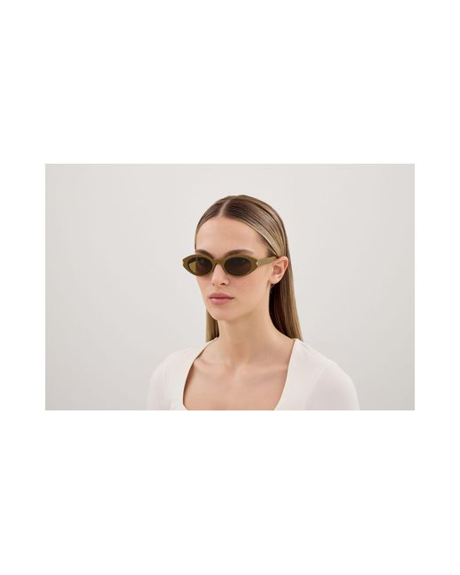 Saint Laurent Black Sl 567 006 Sunglasses Acetate Round