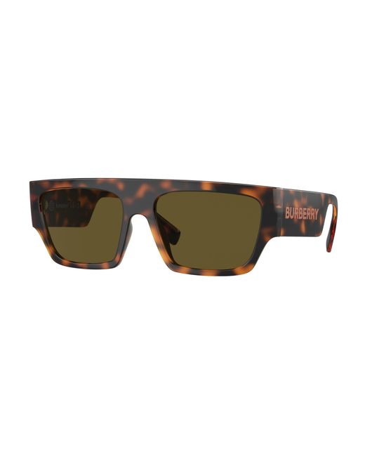 Burberry Green Be4397U Micah 300273 Sunglasses Injected Squared Normal for men