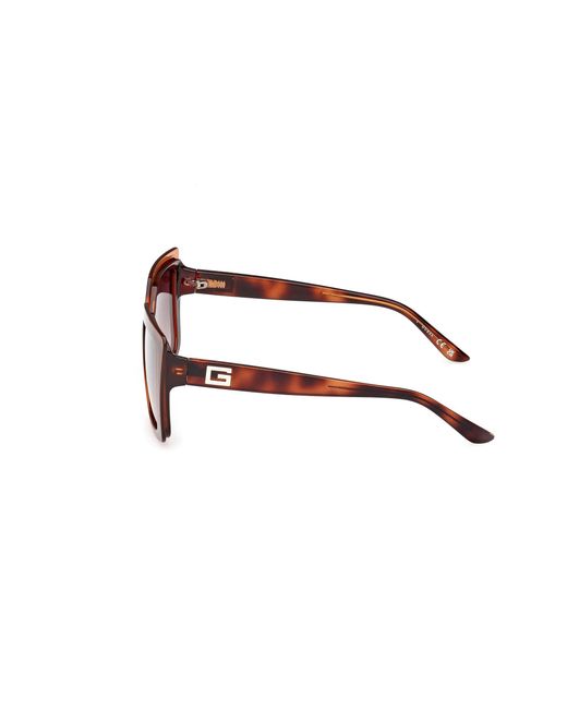 Guess Multicolor Gu7908 52F Sunglasses Injected Squared Normal Shaded