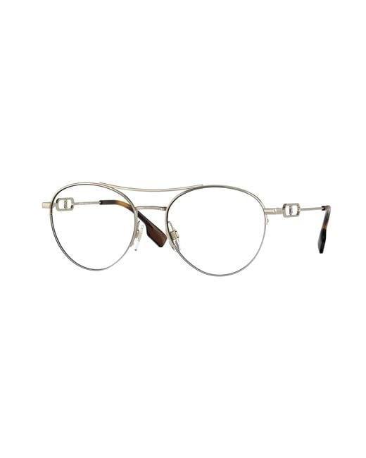 Burberry Black Be1354 1320 Optical Frames Metal Pantos