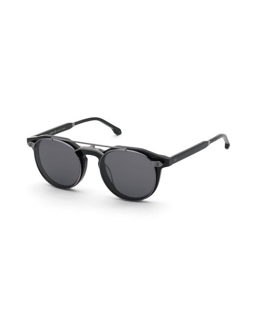 Lozza Black Ul4403 700Q Optical Frames Acetate Smoke Pantos Normal for men