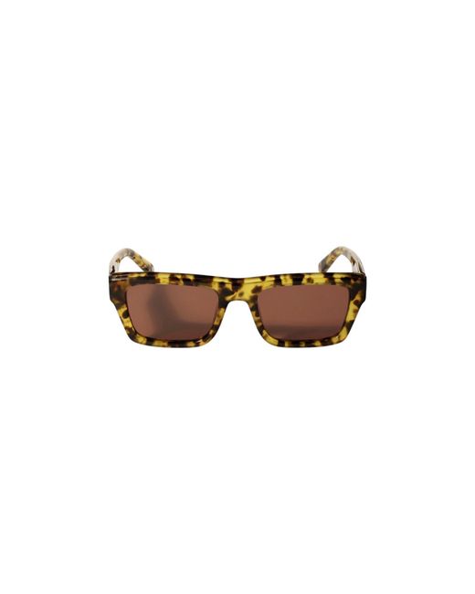 Off-White c/o Virgil Abloh Black Ow1038 Flint 1964 Sunglasses Acetate Squared Normal