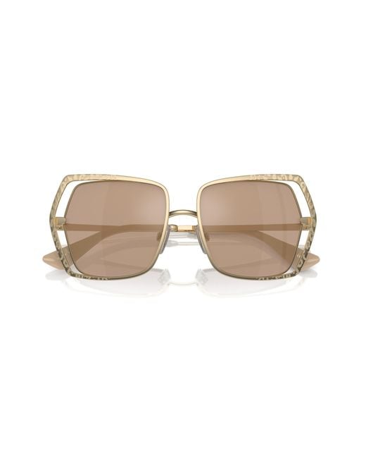 Dolce & Gabbana Black Dg2306 488/5A Sunglasses Metal Butterfly Normal
