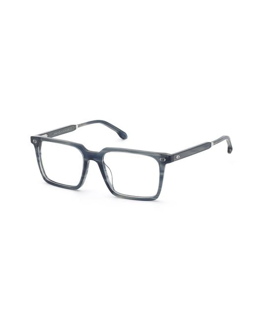 Lozza Black Vl4402 0Gbl Optical Frames Acetate Squared for men