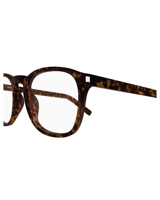 Saint Laurent Black Sl 818 Opt 002 Optical Frames Acetate Transparent Round