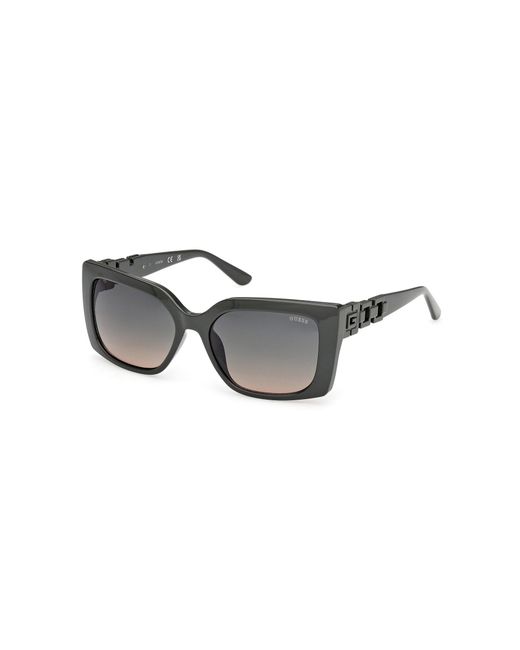 Guess Black Gu00265-H 96P Sunglasses Injected Squared Normal