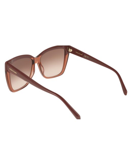 Ferragamo Black Sf1102S 619 Sunglasses Acetate Squared Normal