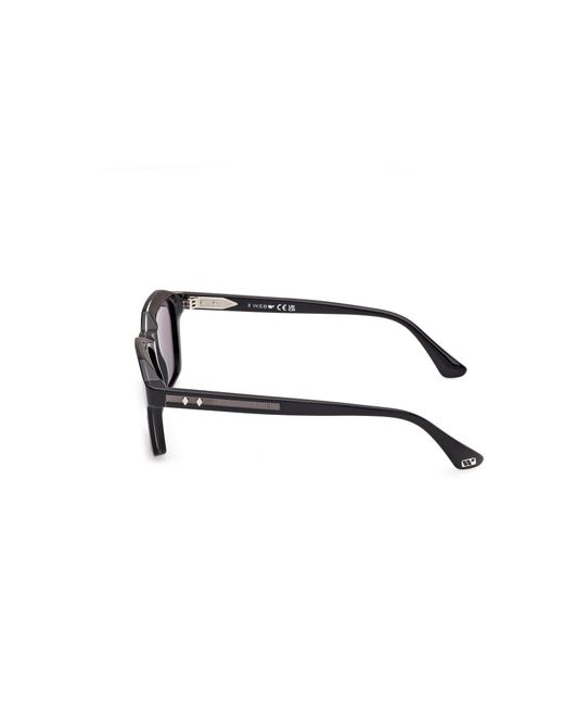 Web Black We0385 05A Sunglasses Acetate Smoke Squared Normal for men
