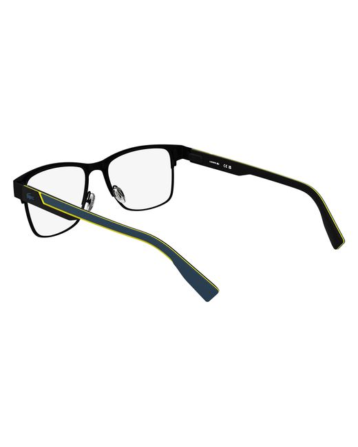 Lacoste Black L2307Mag-Set 002 Optical Frames Metal Squared Normal for men
