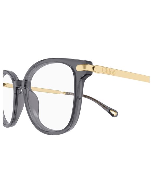 Chloé Black Ch0359O 001 Optical Frames Acetate Transparent Squared