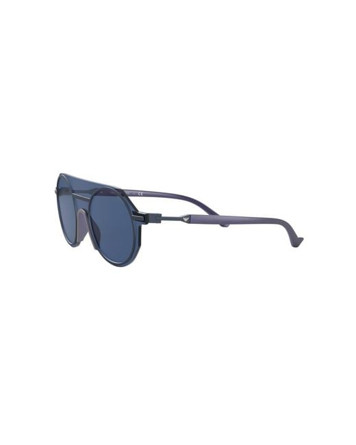 Emporio Armani Black Ea2102 331280 Sunglasses Metal Squared Normal for men