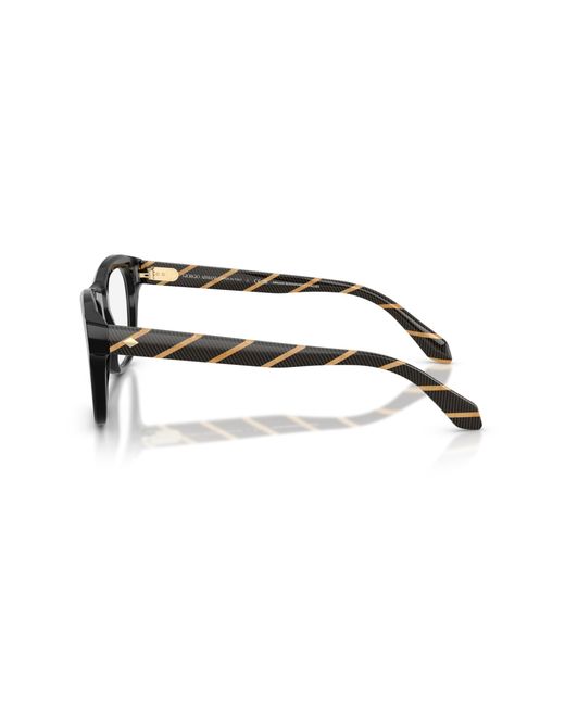 Giorgio Armani Black Ar7273 5875 Optical Frames Acetate Pillow Normal for men