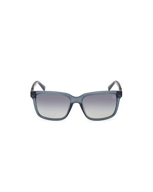 Timberland Black Tb9322-H 92D Sunglasses Injected Squared Polarized Shaded for men