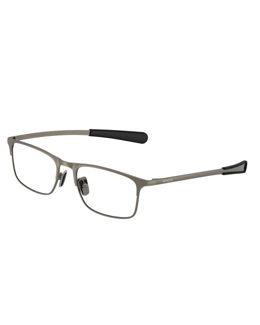 Moncler Black Me1014 1002 Optical Frames Metal Transparent Squared Normal