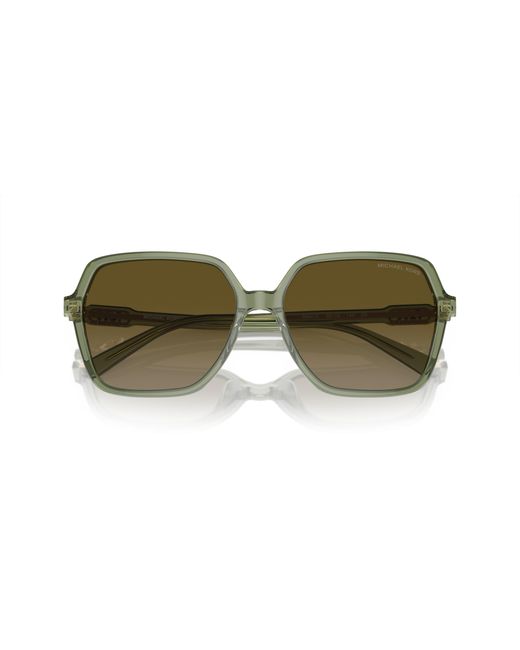 Michael Kors Green Mk2196U Jasper 394413 Sunglasses Acetate Squared Normal Shaded