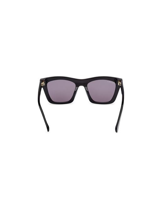 MAX&Co. Black Mo0145 01A Sunglasses Acetate Smoke Squared Normal