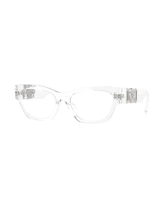 Versace Black Ve3367U 148 Optical Frames Injected Cat Eye Normal