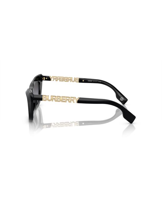 Burberry Black Be4409 30018G Sunglasses Acetate Cat Eye Normal Shaded