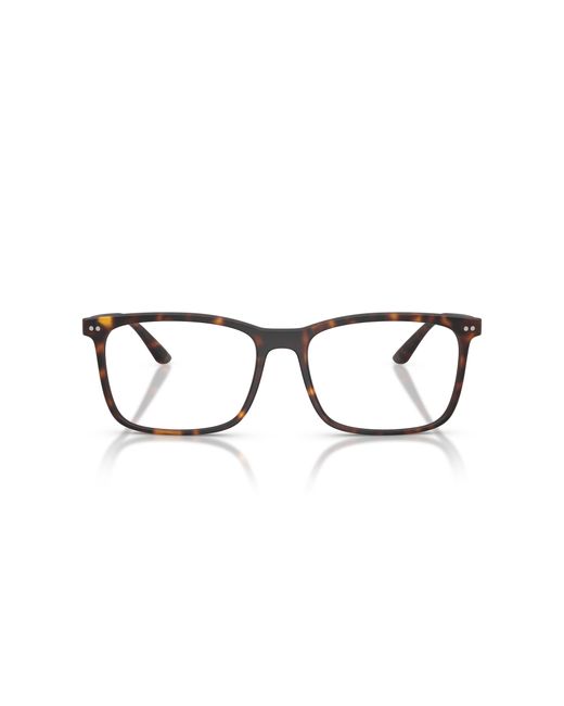 Giorgio Armani Black Ar7122 6417 Optical Frames Nylon Transparent Squared Normal for men