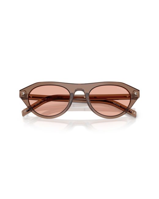 Prada Black Pr B15S 28I50W Sunglasses Acetate Geometric Normal