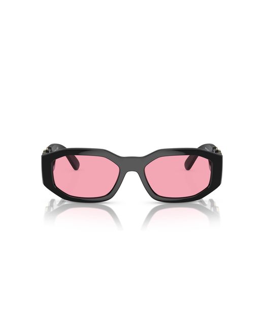 Versace Black Ve4361 Gb1/84 Sunglasses Nylon Geometric Normal for men