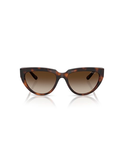 Vogue Eyewear Black Vo5629S 271813 Sunglasses Nylon Geometric Normal Shaded