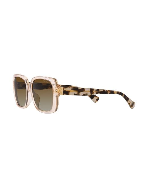 Ralph Lauren Black Ra5298U 6072T5 Sunglasses Acetate Squared Polarized Shaded