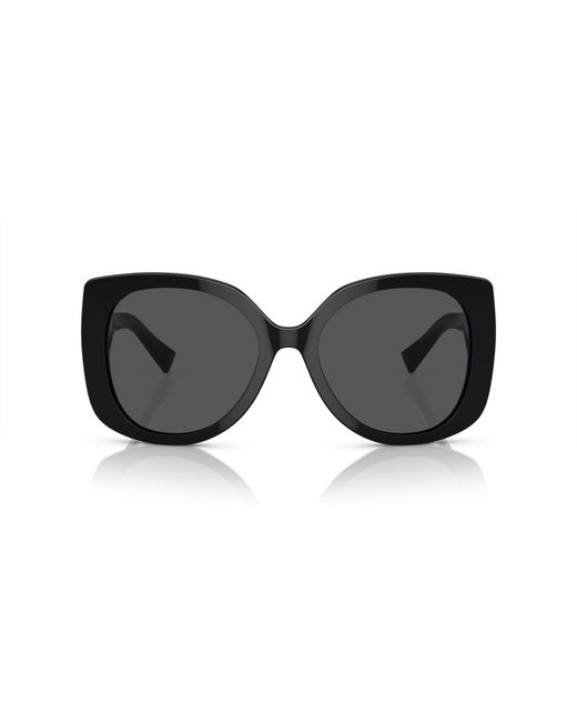 Versace Black Ve4387 Gb1/87 Sunglasses Acetate Squared Normal